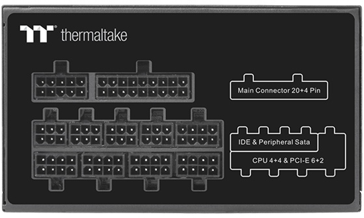 Zasilacz Thermaltake ToughPower PF1 ARGB 750W 80+Platinum (PS-TPD-0750FNFAPE-1) - obraz 5