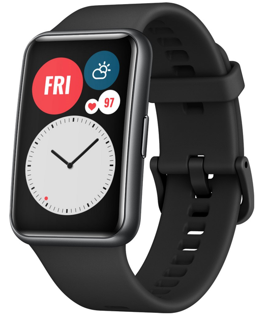 Смарт-годинник Huawei Watch Fit 46mm Graphite Black (TIA-B09) - Фото 1 Смарт-годинник Huawei Watch Fit 46mm Graphite Black (TIA-B09) - зображення 1