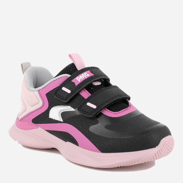 Buty sportowe dziecięce dla dziewczynki na rzepy Primigi 4956611 34 Czarny/Fuksja (8055069736485) - obraz 2