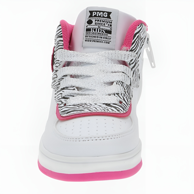 Sneakersy dziecięce dla dziewczynki Primigi 4962422 34 Biały/Fuksja (8055069772704) - obraz 4