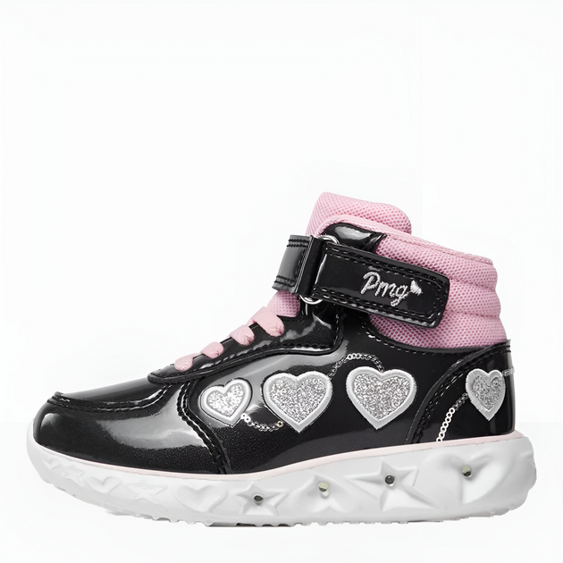 Buty sportowe dziecięce dla dziewczynki za kostkę Primigi 4970122 30 Czarne (8055069797189) - obraz 2