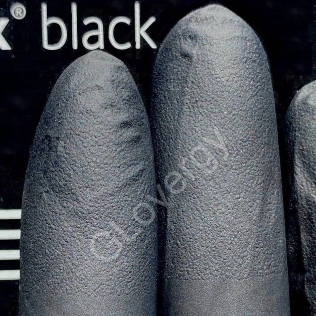 Рукавиці нітрилові Nitrylex Black розмір L чорні 100 шт - зображення 2