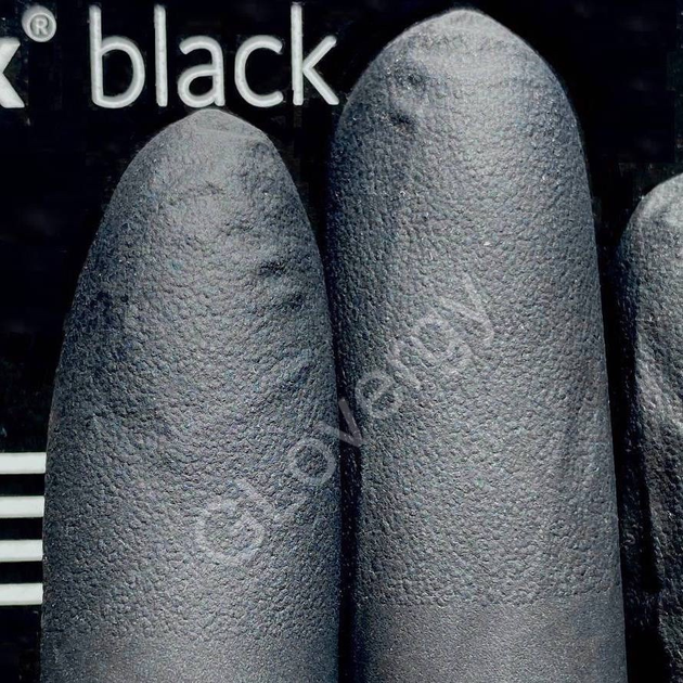 Перчатки нитриловые Nitrylex Black размер XL черные 100 шт - изображение 2