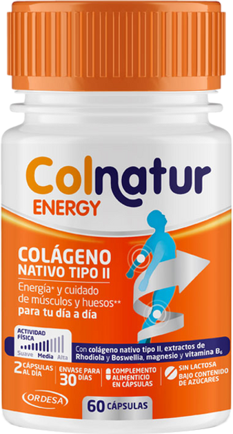 Suplement diety Colnatur Energy 60 kapsułek (8426594115968) - obraz 1