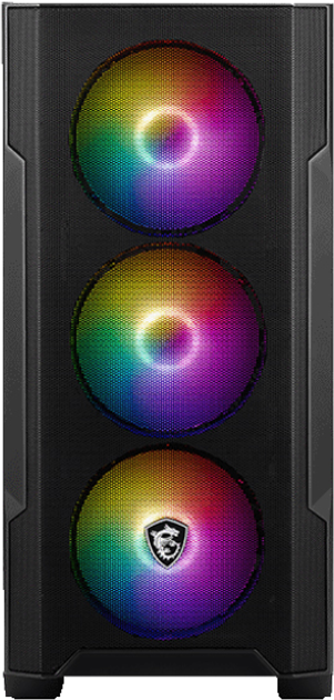Корпус MSI Mag Forge M100R Black (MAG FORGE M100R) - зображення 3
