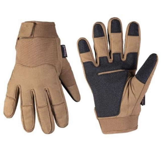 Рукавиці армійські зимові L Темні Койот MIL-TEC ARMY GLOVES WINTER L DARK COYOTE (12520819-904-L) - изображение 1