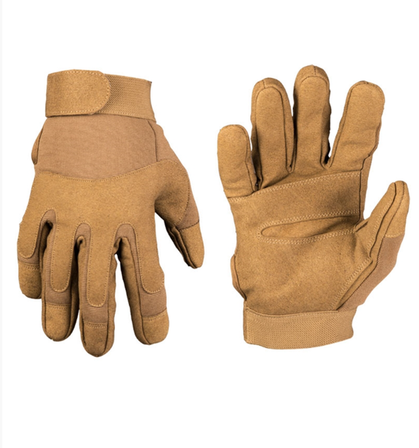 Рукавиці тактичні Mil-Tec M Койот ARMY GLOVES M DARK COYOTE (12521019-903-9-M) - изображение 1