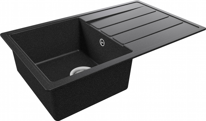 Кухонна мийка TEKA Easy Comfort 45 B-TQ 760x440x170 мм онікс (115350001) - зображення 3