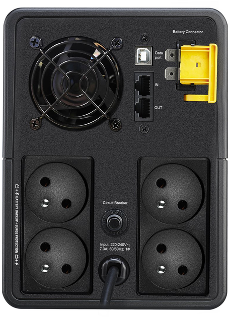 UPS APC BX1600MI-FR Back-UPS 1600VA 230V AVR 4 Francuski - obraz 4