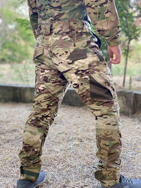 Тактические штаны Мультикам брюки “Кайман”, военные штаны тактические мультикам multicam, боевые штаны мультикам ВСУ 46 - изображение 2