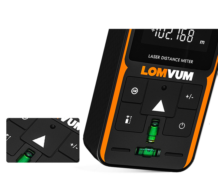 Лазерный дальномер LOMVUM M50 50m Измерение длинны, площади, объема - изображение 4