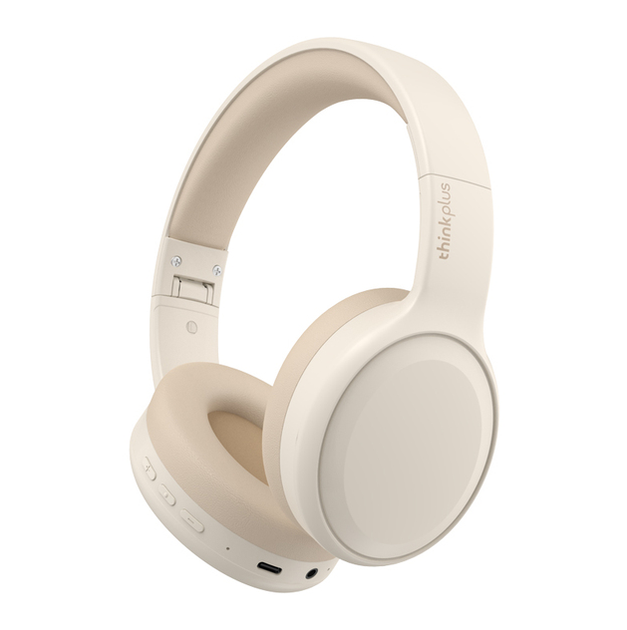 Беспроводные наушники Lenovo TH30 Beige White - Фото 1 Беспроводные наушники Lenovo TH30 Beige White - изображение 1