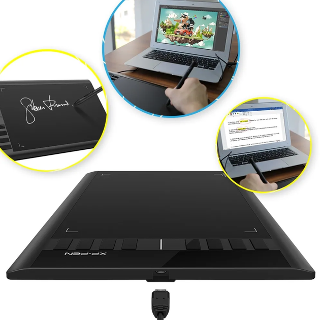 Графический планшет XP-Pen Star 03 V2 с подставкой для пера - изображение 4