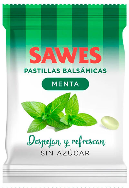 Witaminowe lizaki Sawes Sugar Free Peppermint Candy Bag 50 g (8470003501576) - obraz 1