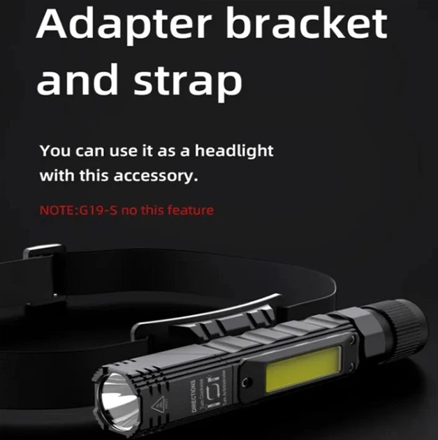 Ліхтар багатофункціональний акумуляторний SuperFire G19 200 Lumen IP31 (6956362931534) - зображення 7