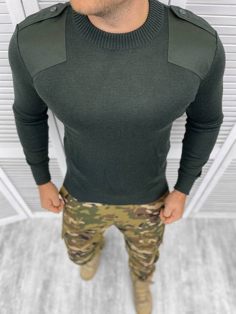 Чоловічий светр colonel хакі розмір M - зображення 1