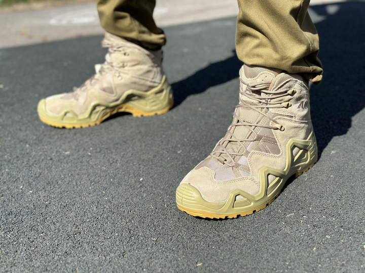 Чоловічі армійські берці AK берці військові демісезонні Tactic черевики тактичні Waterproof койот 44 розмір - зображення 2