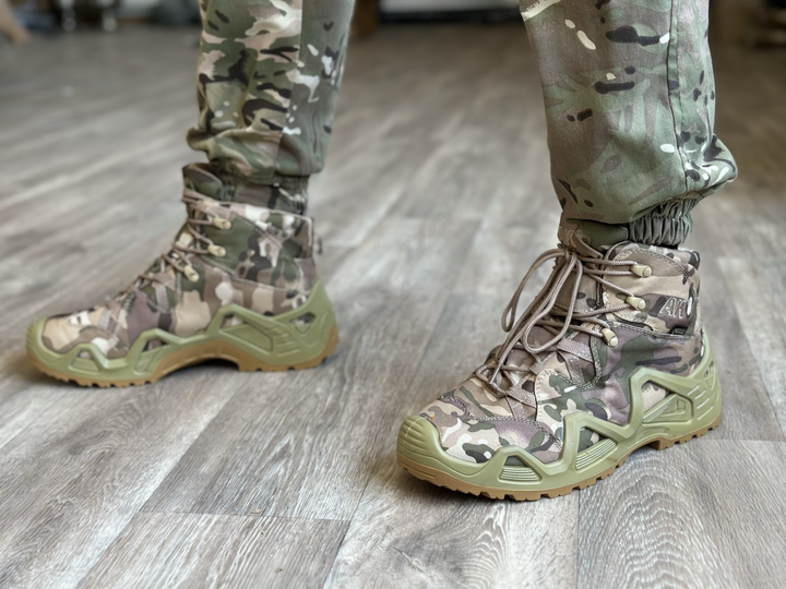 Тактичні армійські берці AK військові берці демісезонні Tactic чоловічі черевики Waterproof мультикам 46 розмір - зображення 2