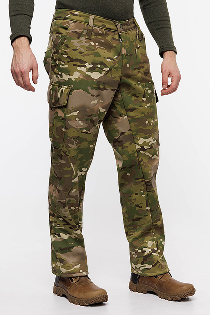 Чоловічі камуфляжні штани 3XL колір хакі Flas ЦБ-00205116 - зображення 1