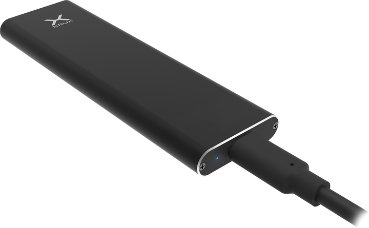 Zewnętrzna kieszeń Krux na dysk M.2 NVMe USB 3.1 Czarna (KRX0058) - obraz 3