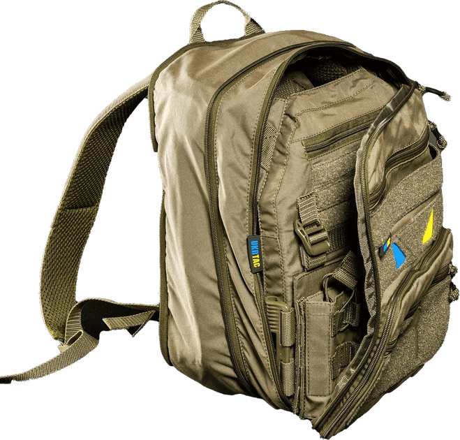 Штурмовой рюкзак для плитоноски UKRTAC Масло темное - изображение 1