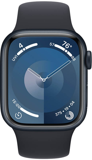Smartwatch Apple Watch Series 9 GPS + Cellular 41mm Midnight Aluminium Case with Midnight Sport Band - M/L (MRHT3) - obraz 2