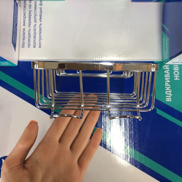 Полочка 35 * 13 cm (решетка) WAL REG4-G - изображение 6