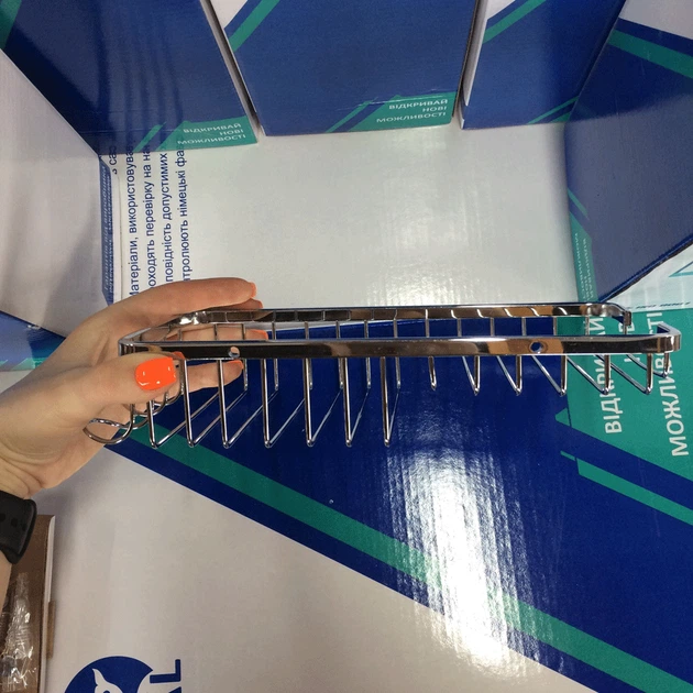 Полочка 35 * 13 cm (решетка) WAL REG4-G - изображение 7