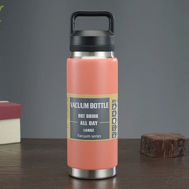 Чашка термос вакуумный A-Plus Vacuum Bottle 600 ml с двойными стенками из нержавеющей стали Оранжевый - Фото 4 Чашка термос вакуумный A-Plus Vacuum Bottle 600 ml с двойными стенками из нержавеющей стали Оранжевый - изображение 4
