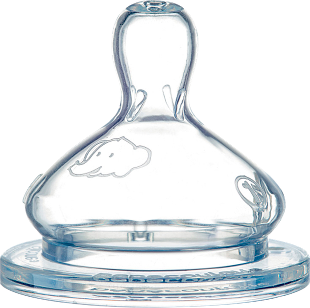 Силіконова соска Bebe Confort Emotion широка основа три швидкості розмір S2 2 шт (3102201100) - зображення 2