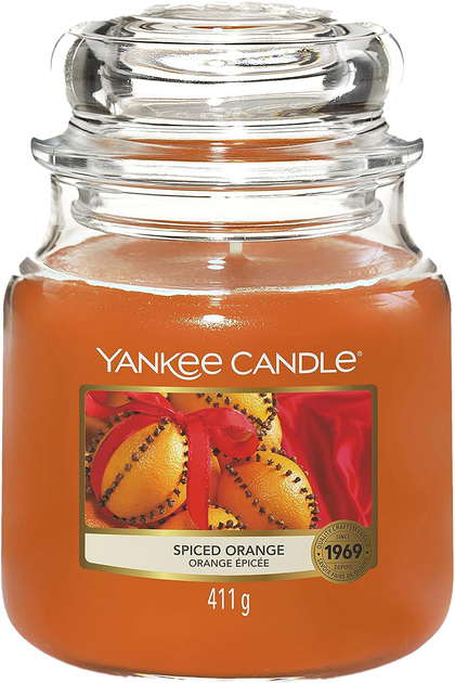 Świeca Yankee Candle Spiced Orange 411 g (5038580002904) - obraz 1