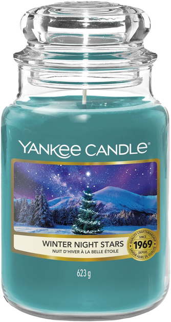 Świeca Yankee Candle Winter Night Stars 623 g (5038581141473) - obraz 1