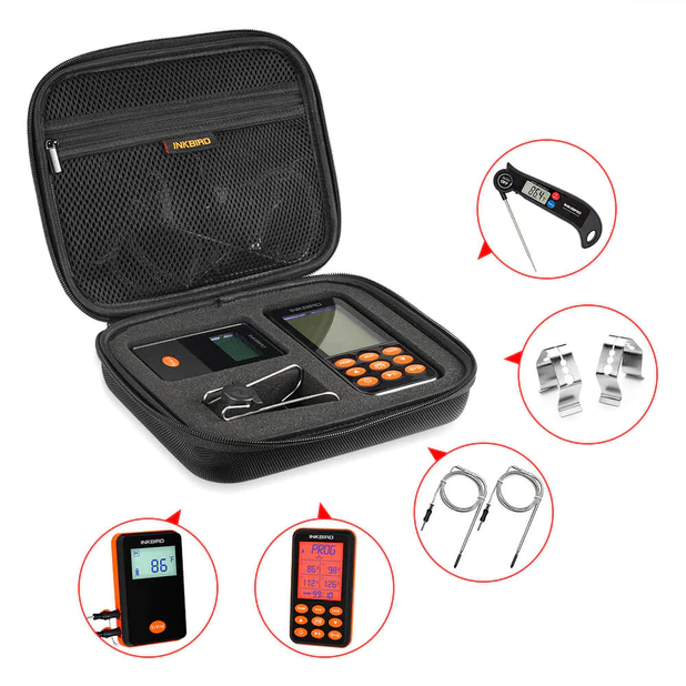 Чохол для BBQ термометра Inkbird IRF-4S фірмовий Inkbird oxford - Фото 4 Чохол для BBQ термометра Inkbird IRF-4S фірмовий Inkbird oxford - изображение 4