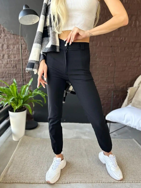 Женские брюки джоггеры Fashion 50 черный – Брендовая одежда | ROZETKA
