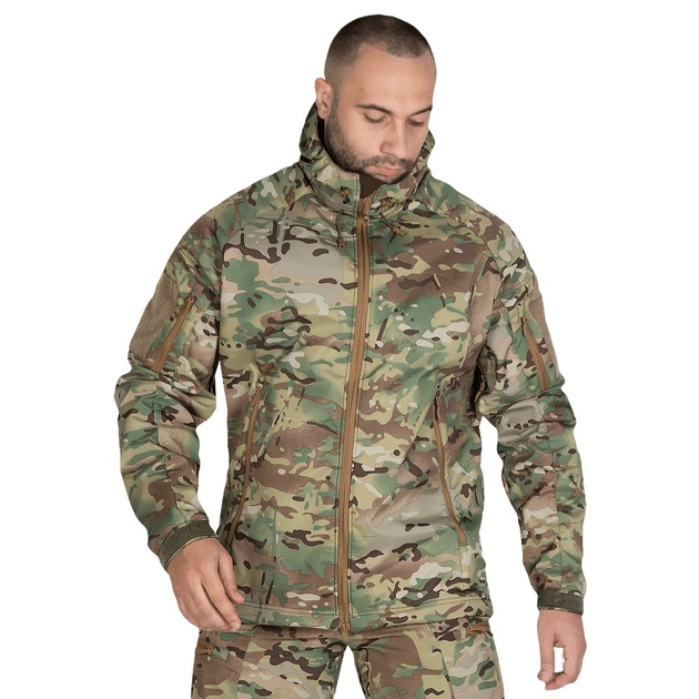 Куртка тактическая CamoTec зимняя CM STALKER SOFTSHELL MULTICAM S - изображение 2
