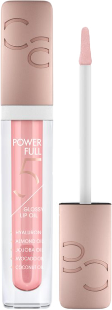 Olejek do ust Catrice Power Full 5 Glossy Lip Oil 020-Cherry Blossom Glow 4.5 ml (4059729312587) - obraz 1