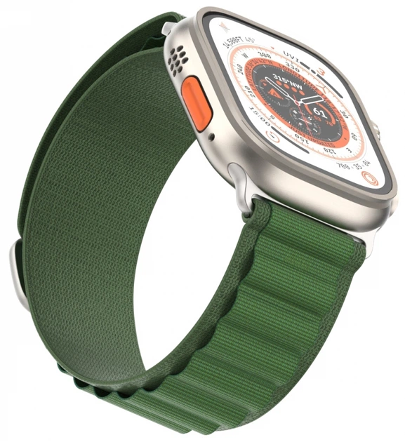 Ремешок Drobak Alpine Loop для Apple Watch All Series 38/40/41mm Green (191923) - Фото 3 Ремешок Drobak Alpine Loop для Apple Watch All Series 38/40/41mm Green (191923) - изображение 3