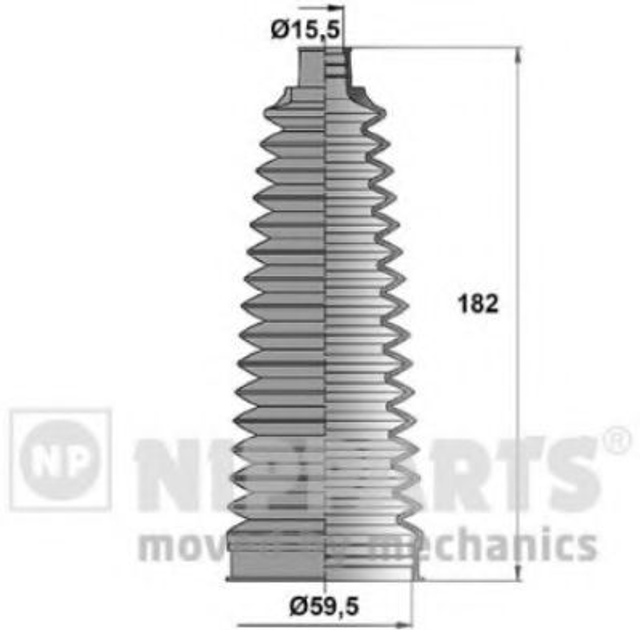 Пыльник рулевого механизма Nipparts (N2842043) - изображение 1