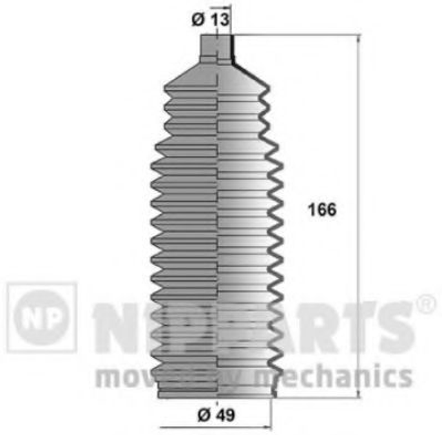 Пильовик рульового механізма Nipparts (J2840900) - зображення 1