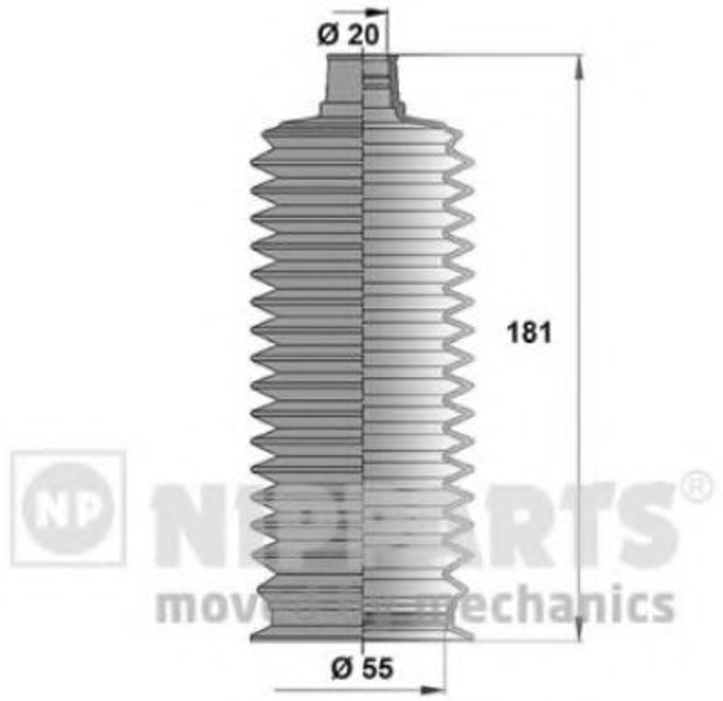 Пильовик рульового механізма Nipparts (J2842026) - зображення 1