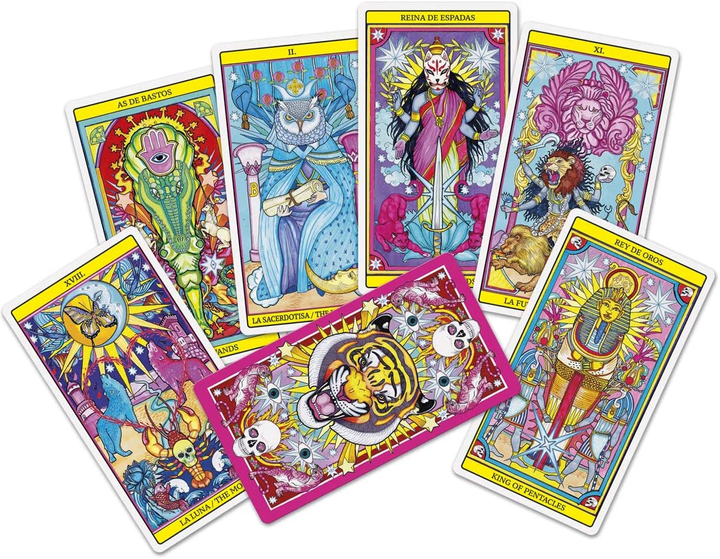 Karty tarota Fournier Tarot El Dios de los Tres 1 talia x 78 kart (8420707451981) - obraz 2