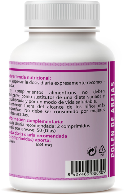 Suplement diety Sotya Polen 600 mg 100 kapsułek (8427483008309) - obraz 2