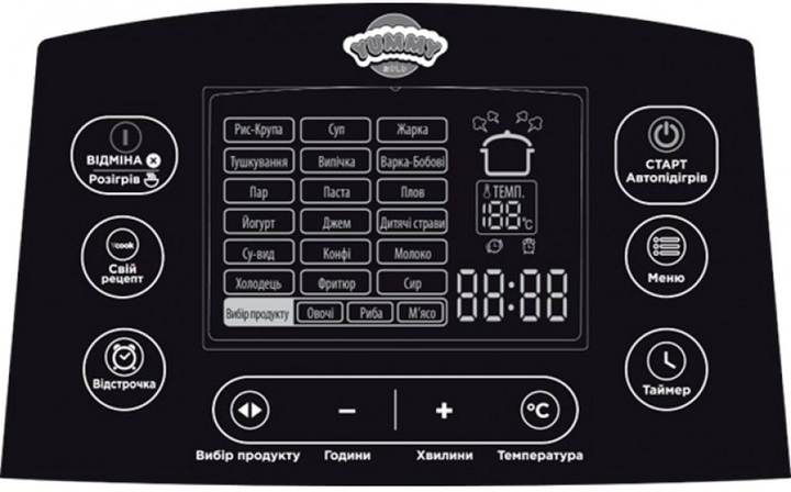 Мультиварка YUMMY YMC-508BX - изображение 2