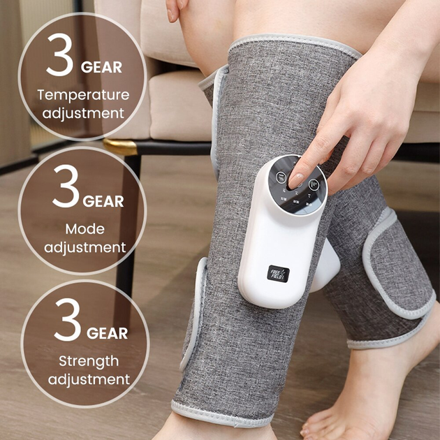 Беспроводной массажер на ногу PORTABLE CALF MASSAGER (MD062) Массажер для ног воздушно-компрессионный для прессотерапии - изображение 3
