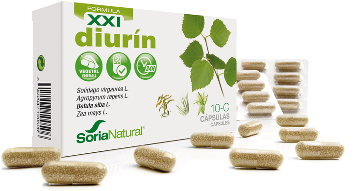 Дієтична добавка Soria XXI 10-C Diurin 30 капсул (8422947100506) - зображення 1