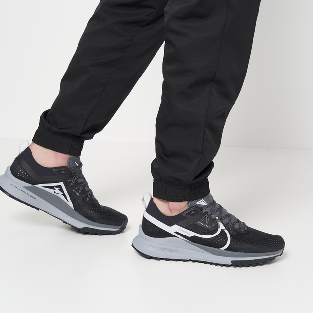 Чоловічі кросівки для бігу Nike React Pegasus Trail 4 DJ6158-001 45 (11US) 29 см Чорні (195868959512) - зображення 7
