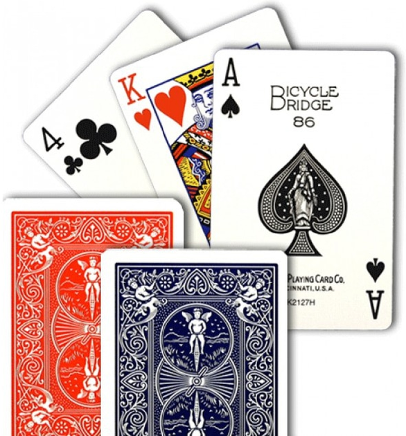 Karty do gry US Playing Card Company Rozmiar mostka Standardowy indeks (73854000861) - obraz 2