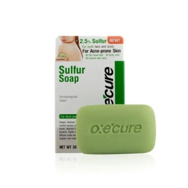 Лечебное Серное мыло Oxe Cure от акне, грибка и псориаза 