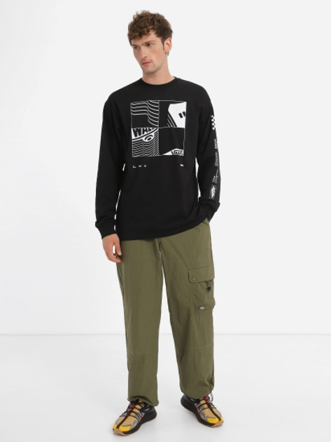 Longsleeve męski Vans VN0007V1-BLK1 L Czarny (196571448256) - obraz 3