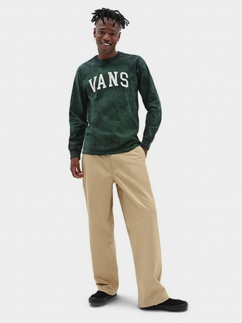 Longsleeve męski Vans VN0006C9-07W1 L Ciemnozielony (196571444630) - obraz 3